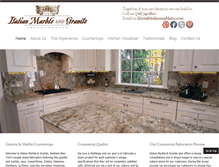 Tablet Screenshot of italianmarbleinc.com